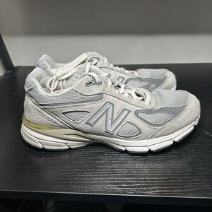 New Balance 990v4 Made In USA Gray Sneakers Shoes Womens Size 9